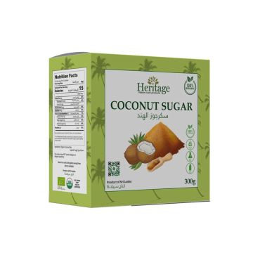 Heritage Organic, Vegan, Gluten Free Coconut Sugar 300g